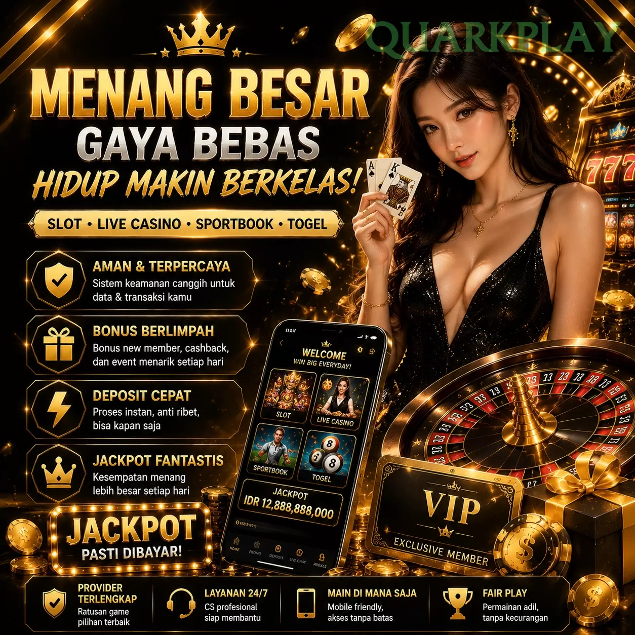 Ikon aplikasi quarkplay resmi